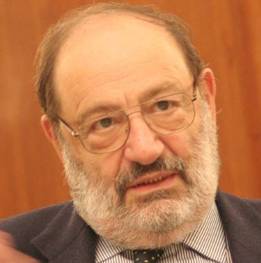 Ein Porträtfoto von Umberto Eco.